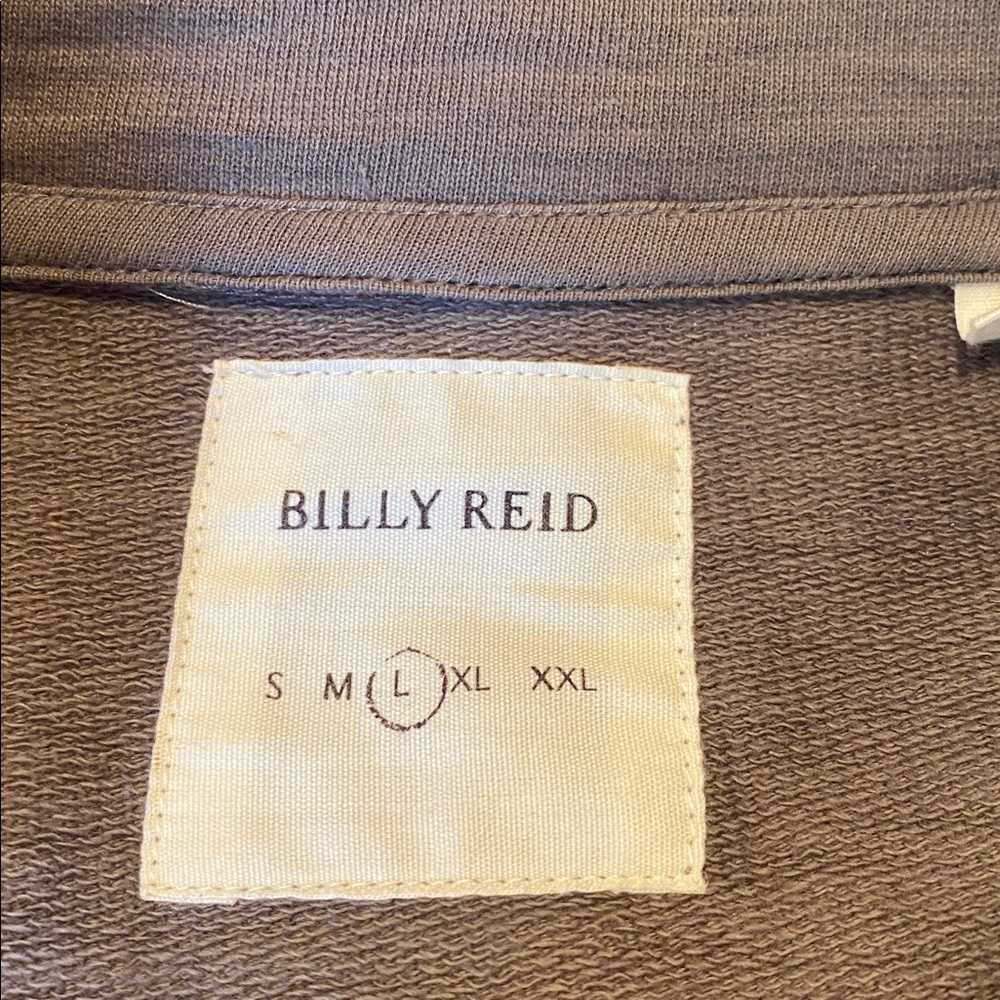 Billy Reid Cotton Olive Green Brown Suede Zip Track Jacket Size LARGE